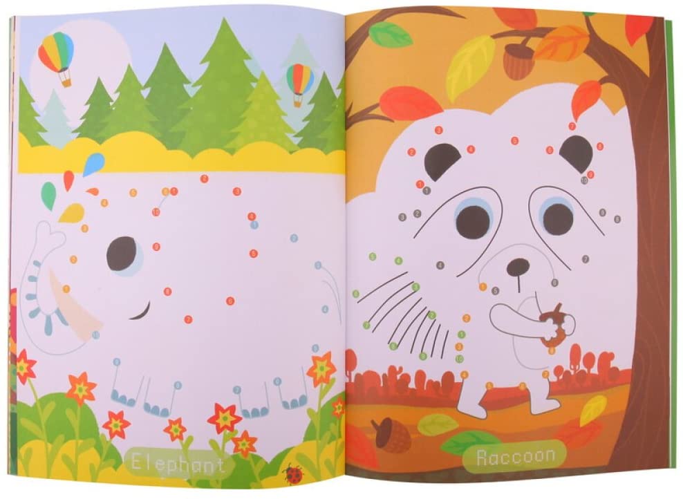 Dot-To-Dot Drawing Book-Adorable Animals