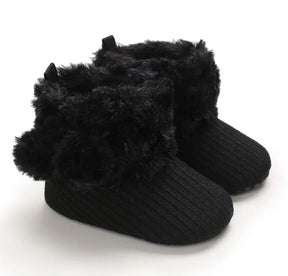 Baby Girls Soft & Fluffy Snow Shoes