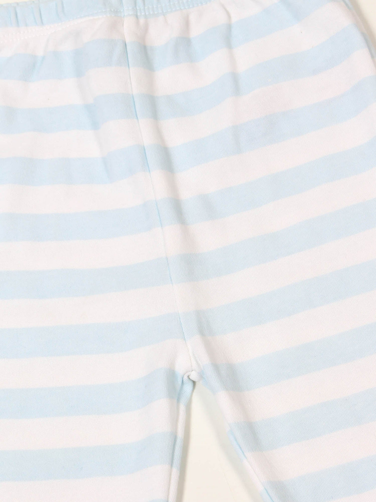 Blue and White Stripe Tights