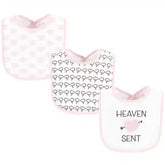Hudson Baby Bib Haven Sent Heart Arrow Pack of 3