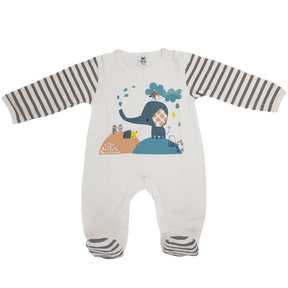 Baby Girls Printed Sleeper Spring