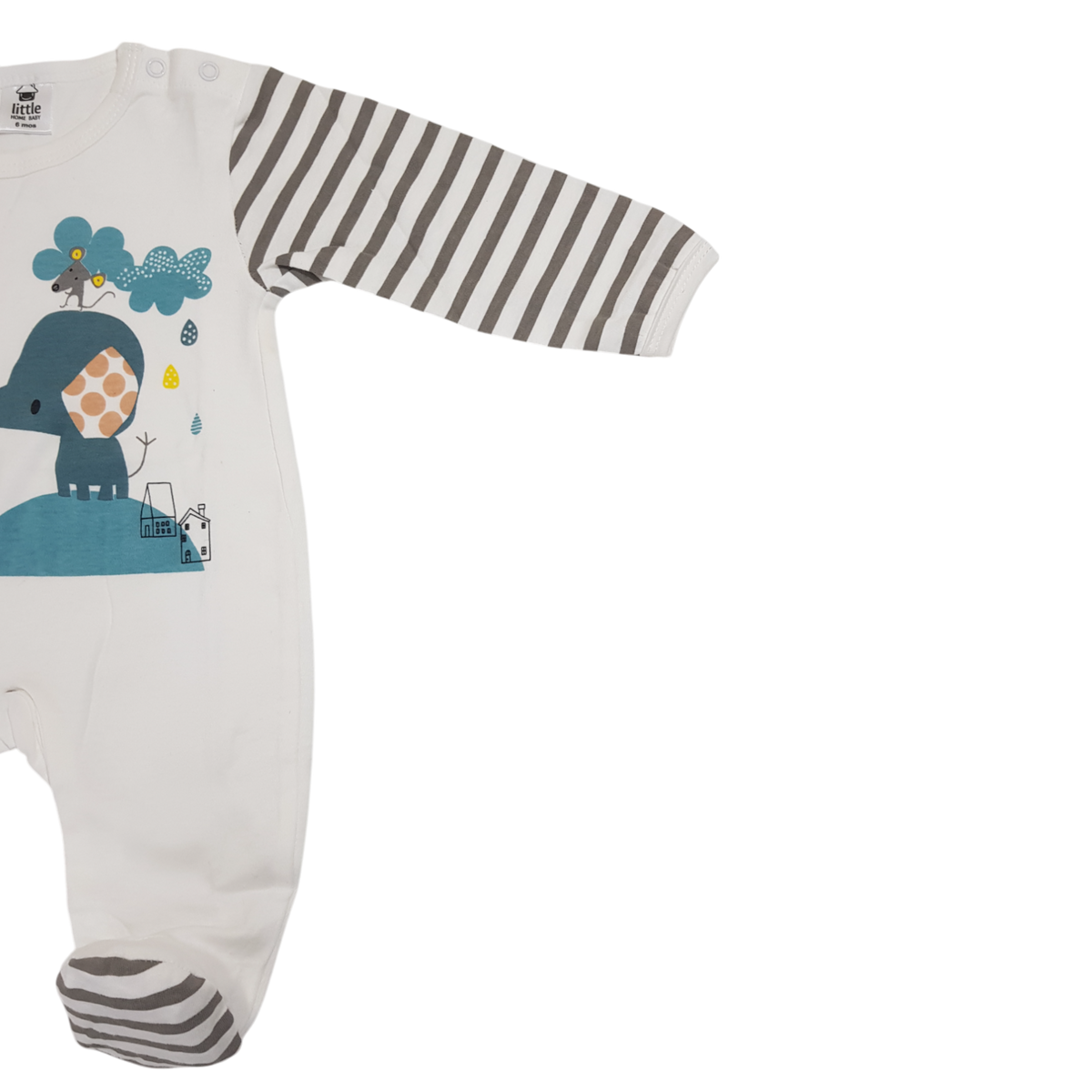 Baby Girls Printed Sleeper Spring