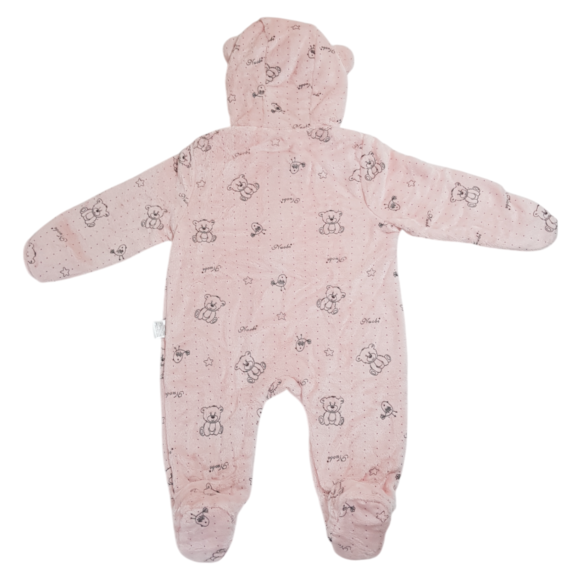 Soft And Fluffy Baby Pink Fleece Sleeper