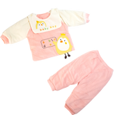 Winter Velvet Baby Girl 3 Pc Set