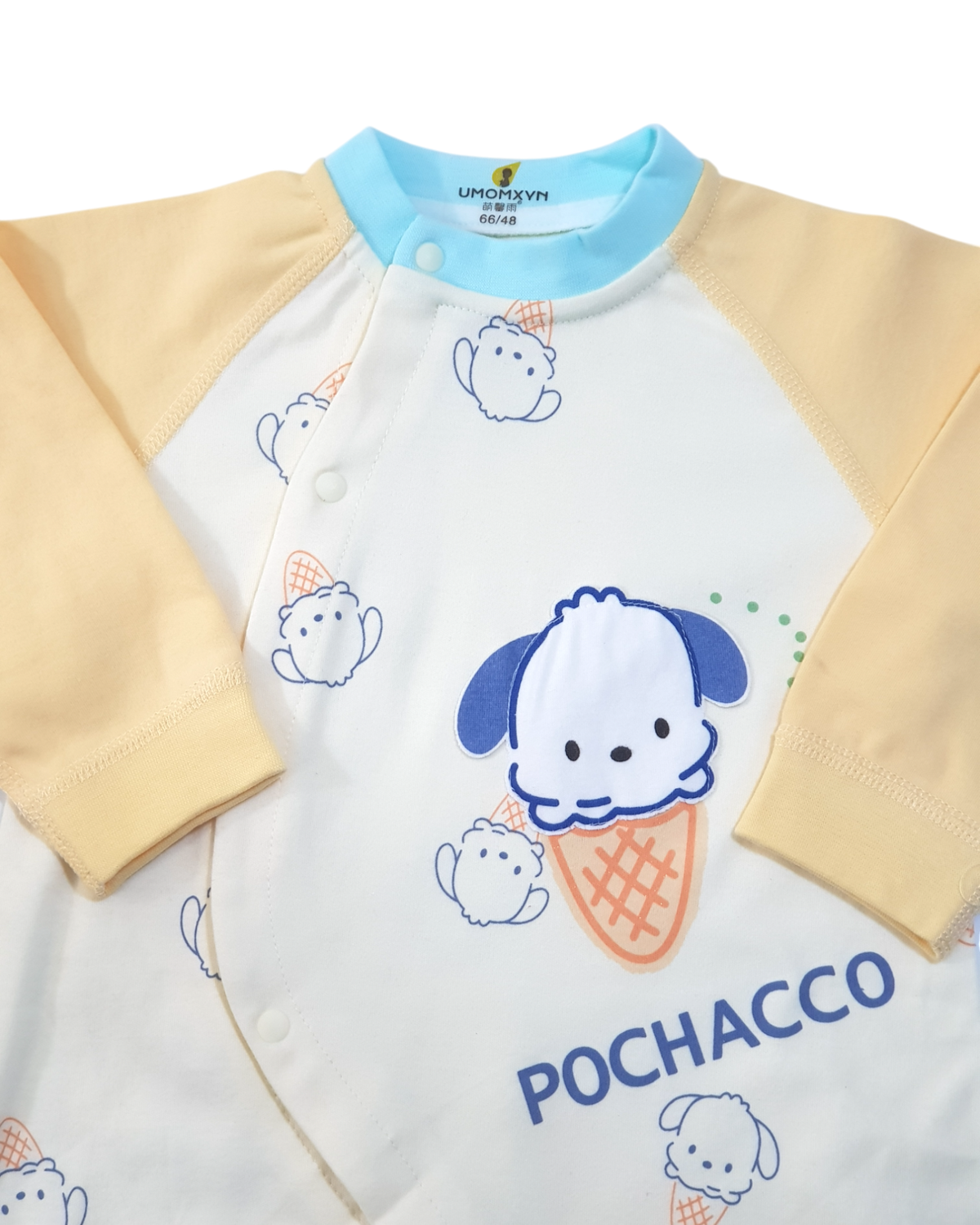 Pochacco Printing Baby Girls & Baby Boys Full Sleeve Sleeper