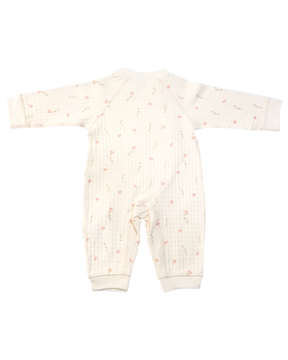 Soft Fabric With Flower Printing Baby Girls Full Sleeve Sleeper