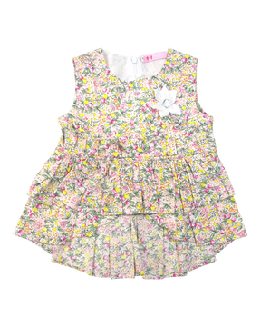 Baby Girl New Style Dress With Trouser & Bag