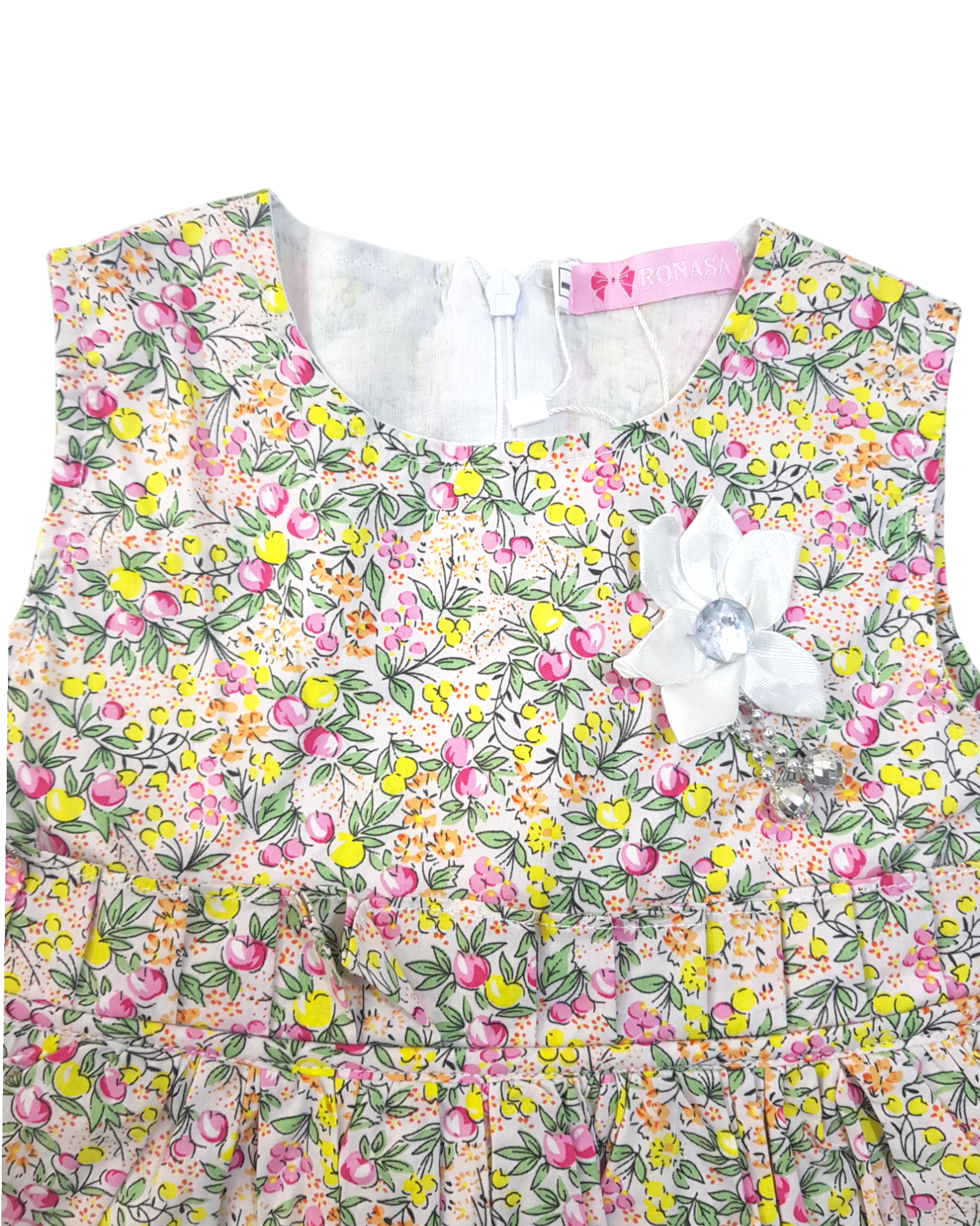 Baby Girl New Style Dress With Trouser & Bag