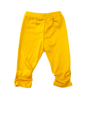 Baby Girl Embroidered Yellow Dress With Trouser