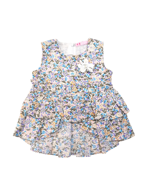 Baby Girl New Style Dress With Trouser & Bag