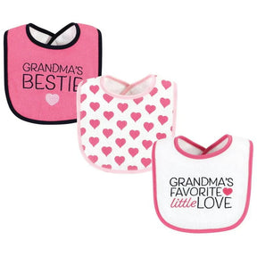 Grandma's Favorite Bib Set Pack of 3