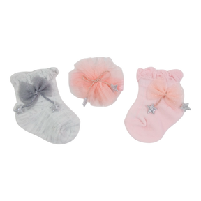 Multi Socks Pack of 2 With Headband