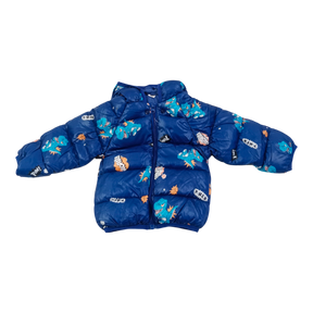 Sweet Dino Printed  Winter Jacket