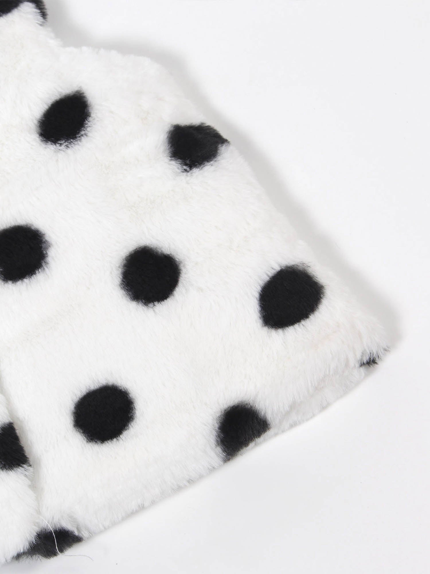 Polka Dot Fleece Winter Jacket