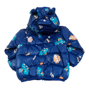 Sweet Dino Printed  Winter Jacket