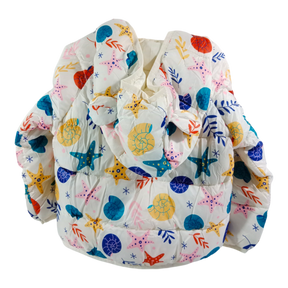 Girls Multi Printing Winter Jacket