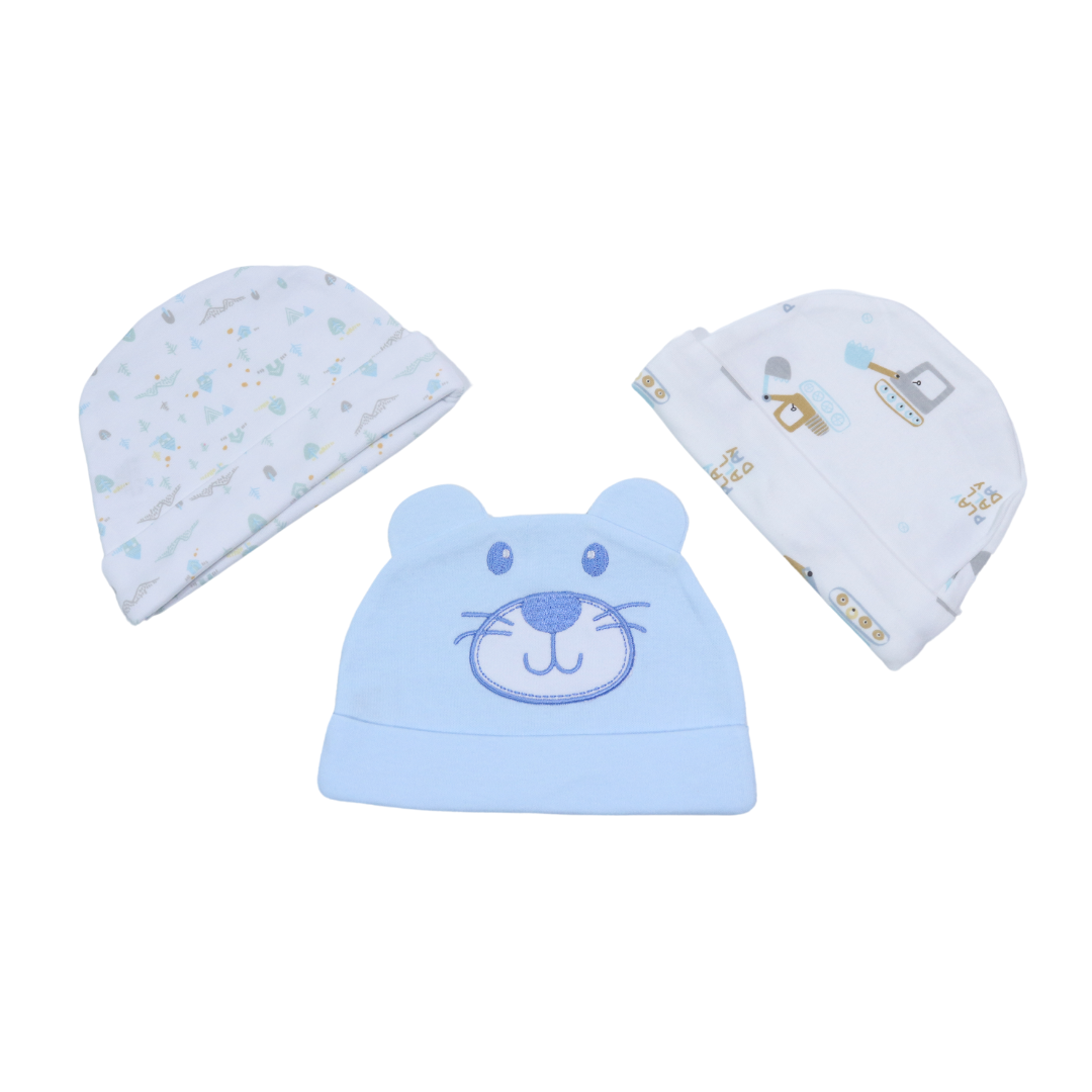 Multi-Caps Soft Cotton Pack Of 3