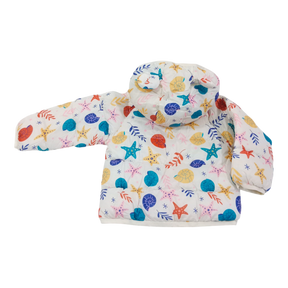 Girls Multi Printing Winter Jacket