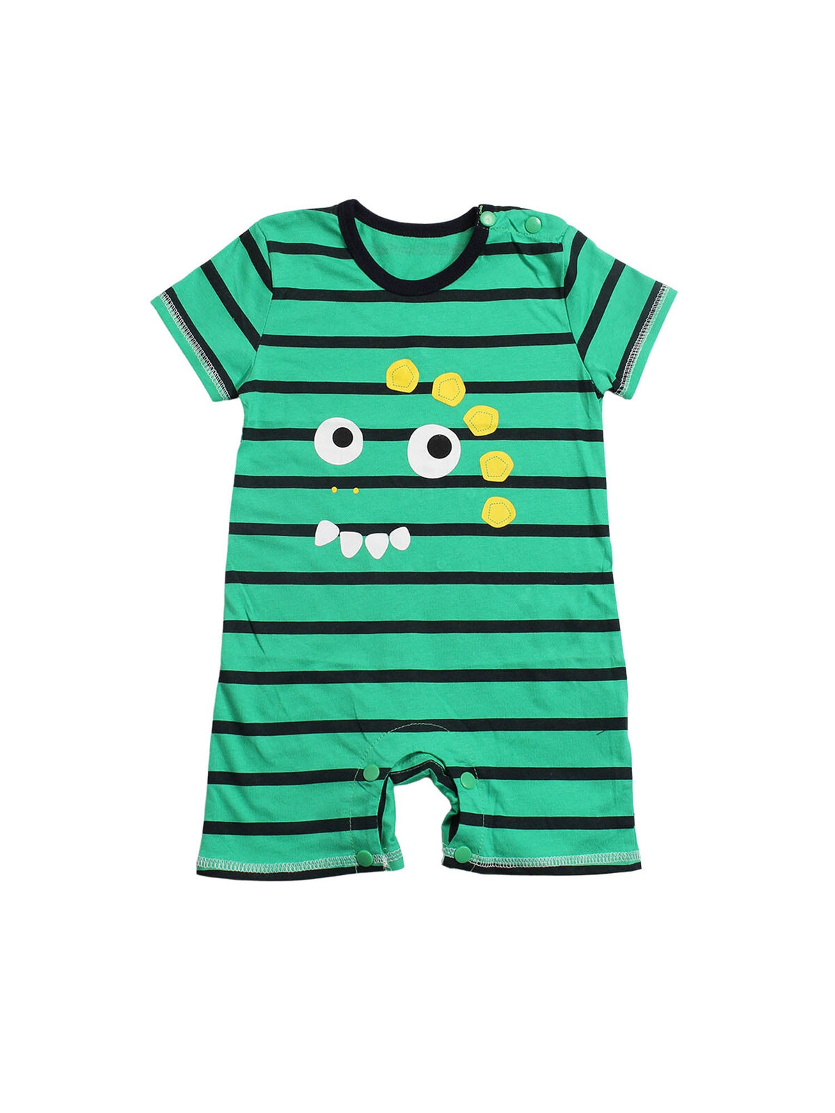 Green Half Romper