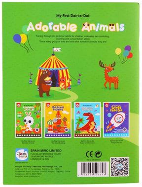 Dot-To-Dot Drawing Book-Adorable Animals