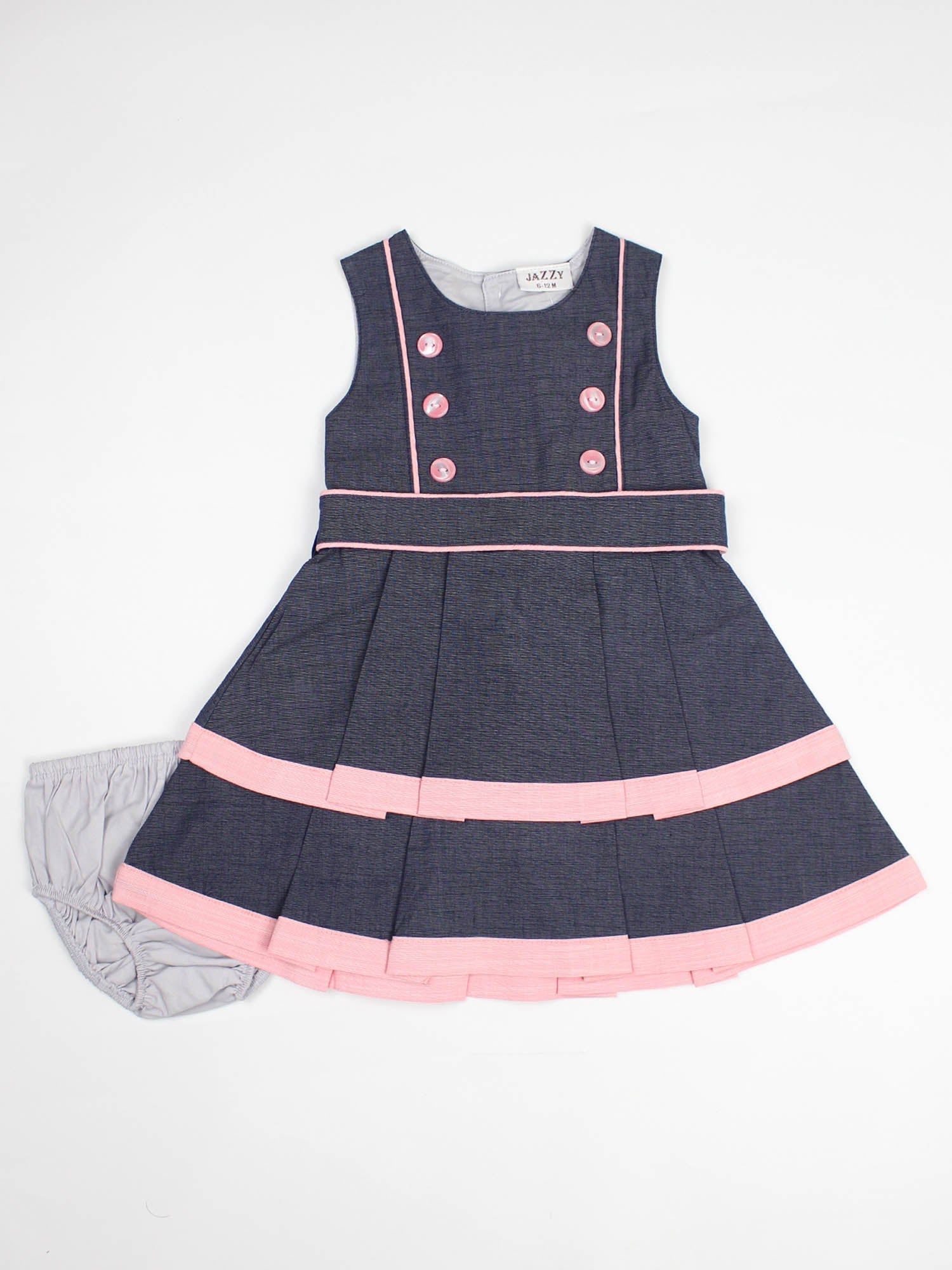 Dark Grey Dress Set