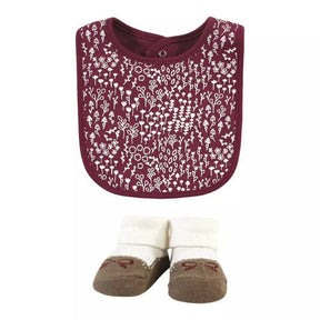 5 Piece Set 3 Bib & 2 Socks Set