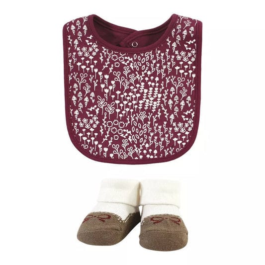 5 Piece Set 3 Bib & 2 Socks Set