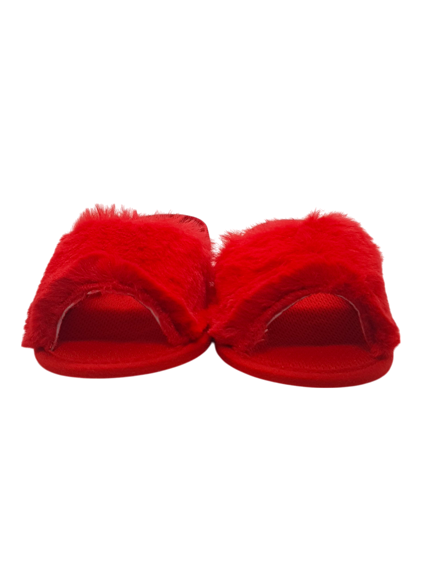 Baby Girls Red Furr Shoes