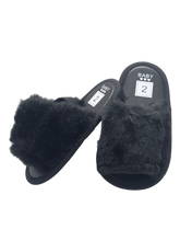 Baby Girls Black Furr Shoes