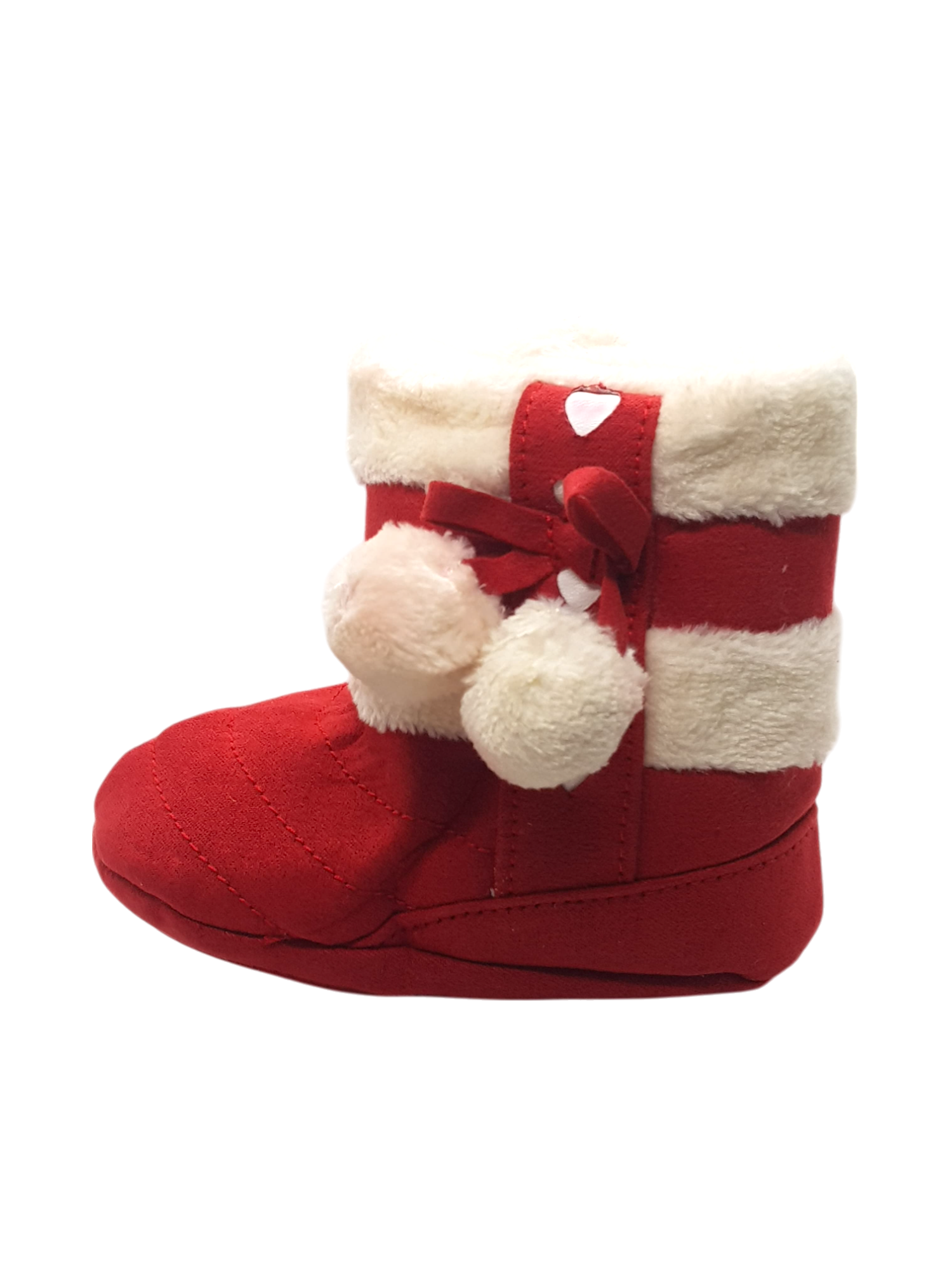 Baby Girls Shoes Fluffy Balls Soft Rubber Sole