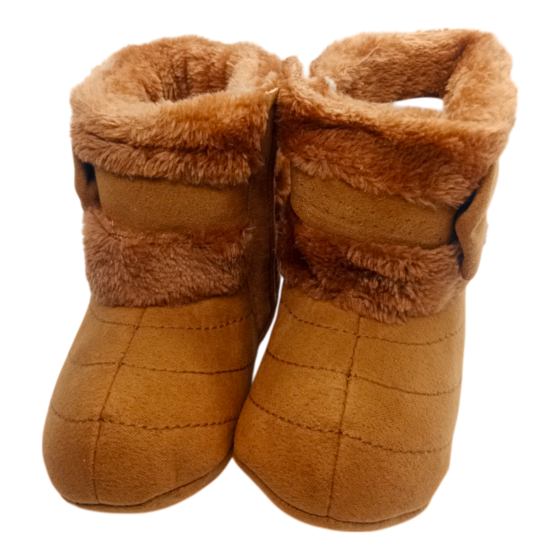 Winter Rubber Sole Cute Bow Warm Plush Pom Snow Shoes Warm Baby Walking Shoes