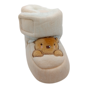 Brown Bear Baby Fleece Warm Shoes