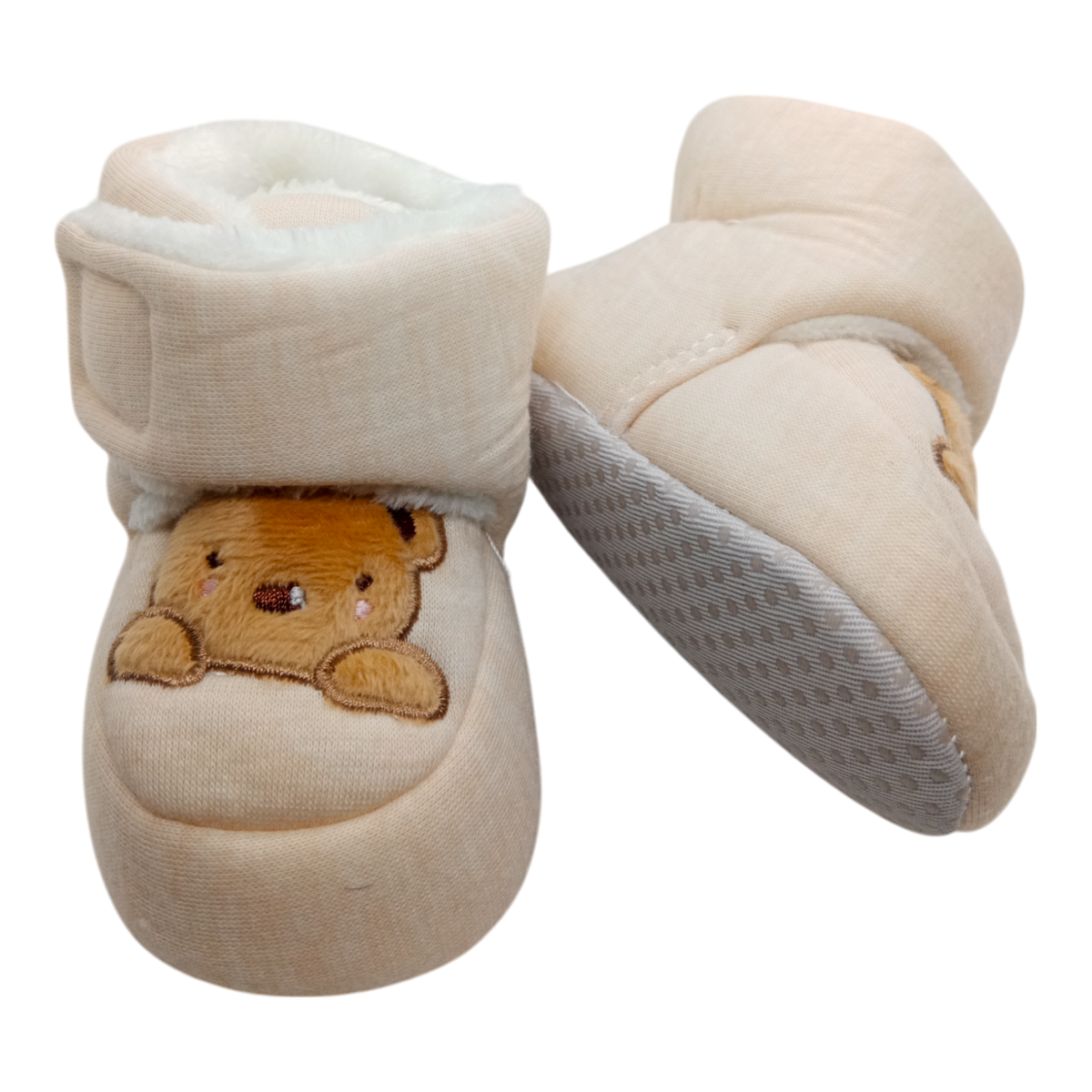Brown Bear Baby Fleece Warm Shoes