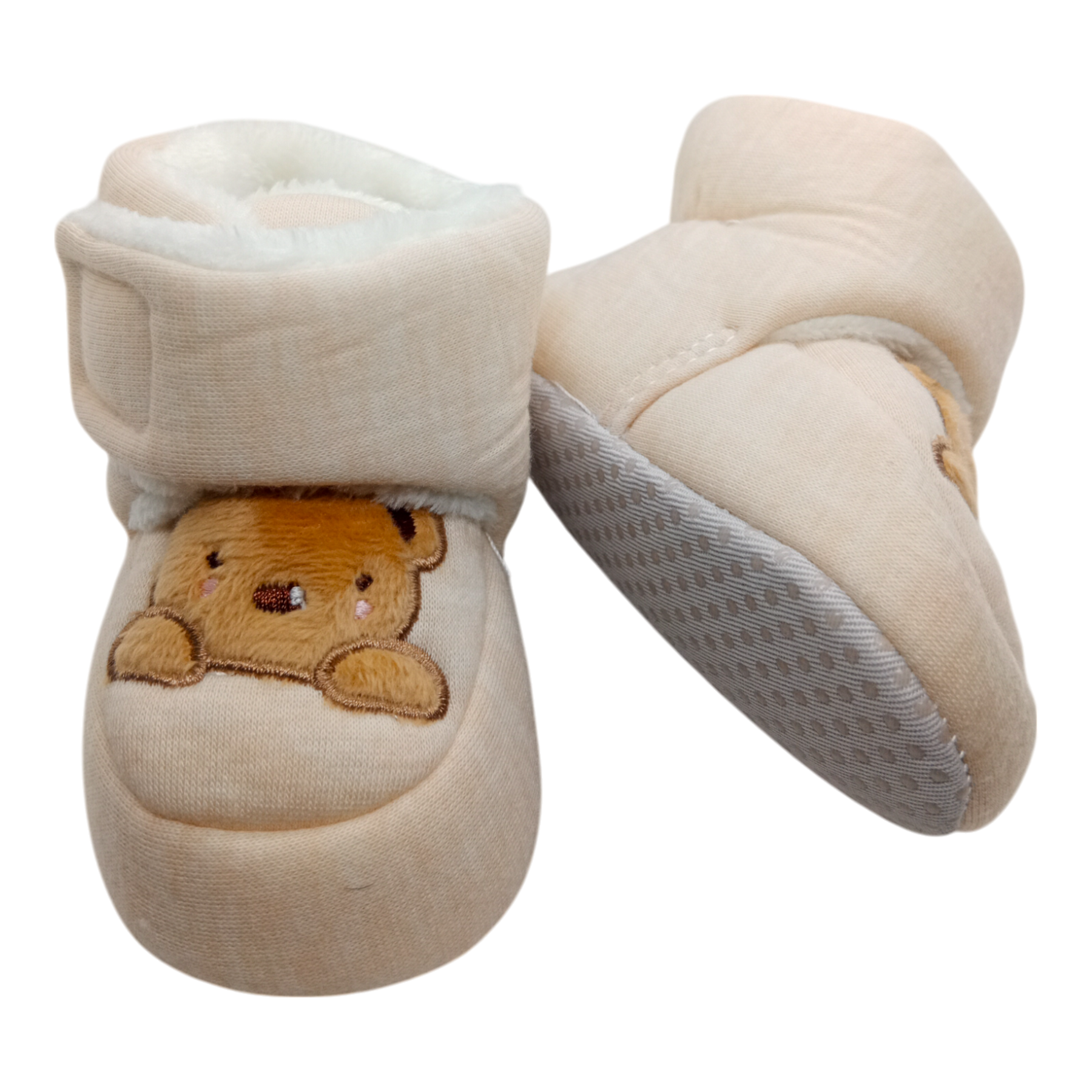 Brown Bear Baby Fleece Warm Shoes