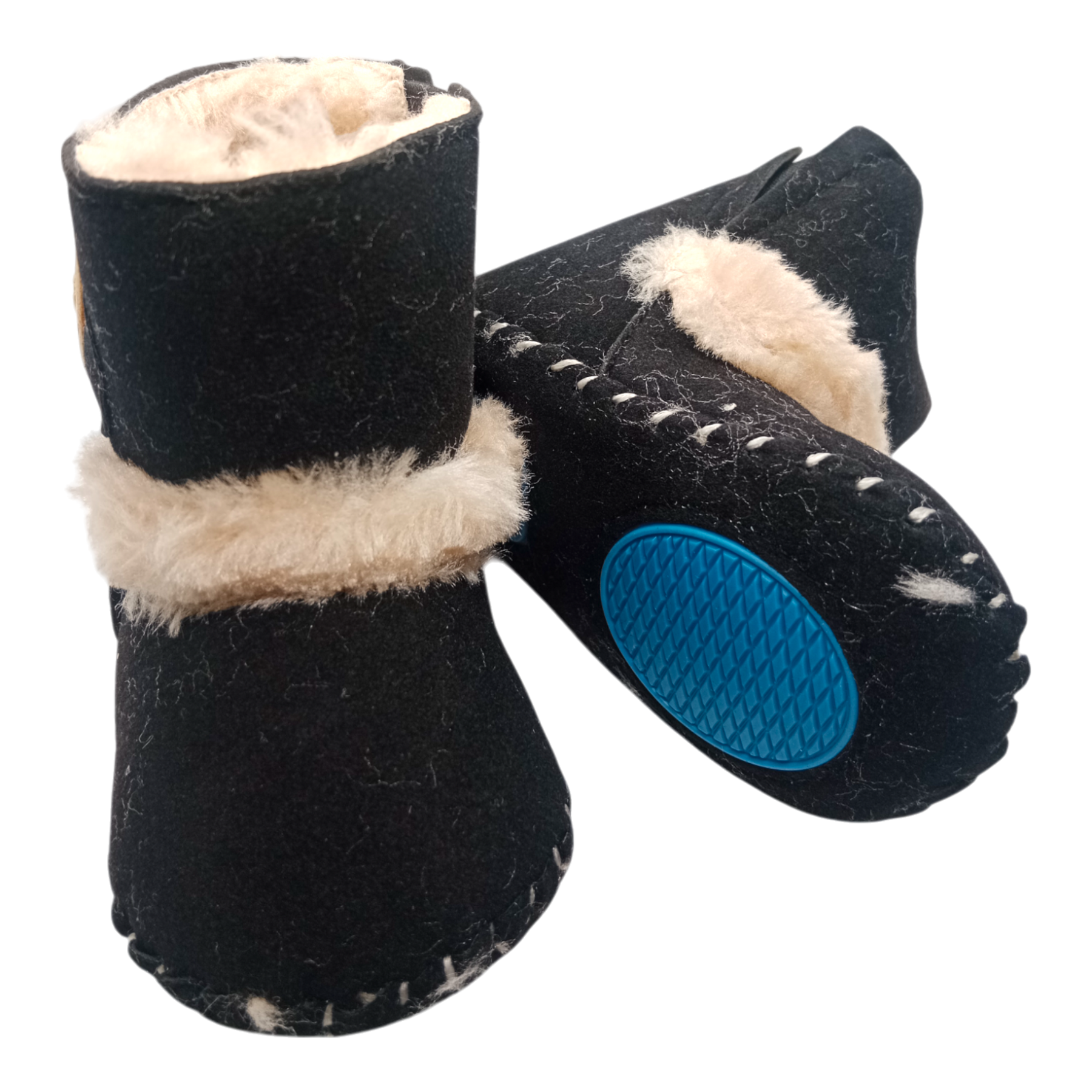 Baby Girls Buttons Snow Shoes Soft Sole Non Slip