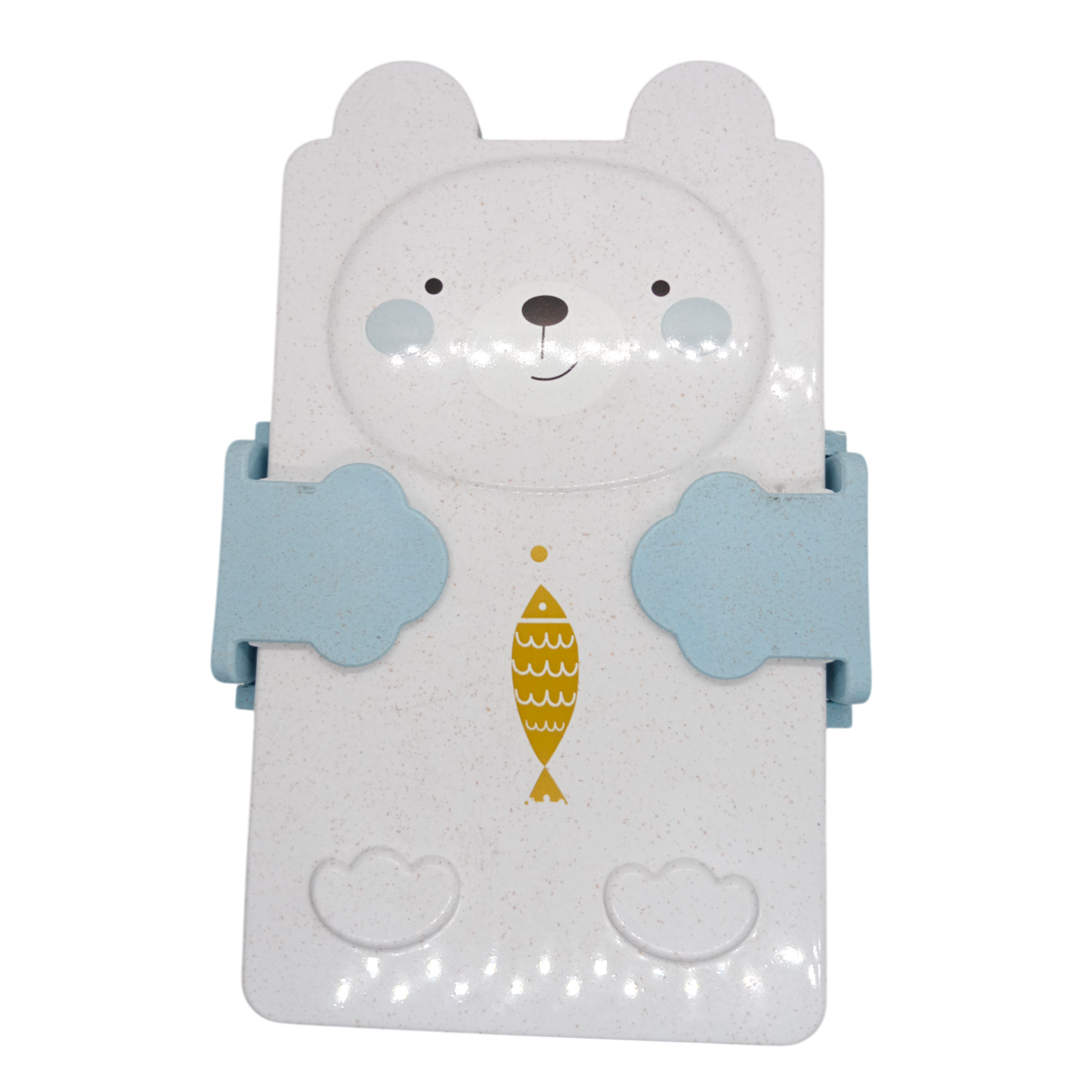 Cute rabbit shape sealed bento and cutlery set lunch box