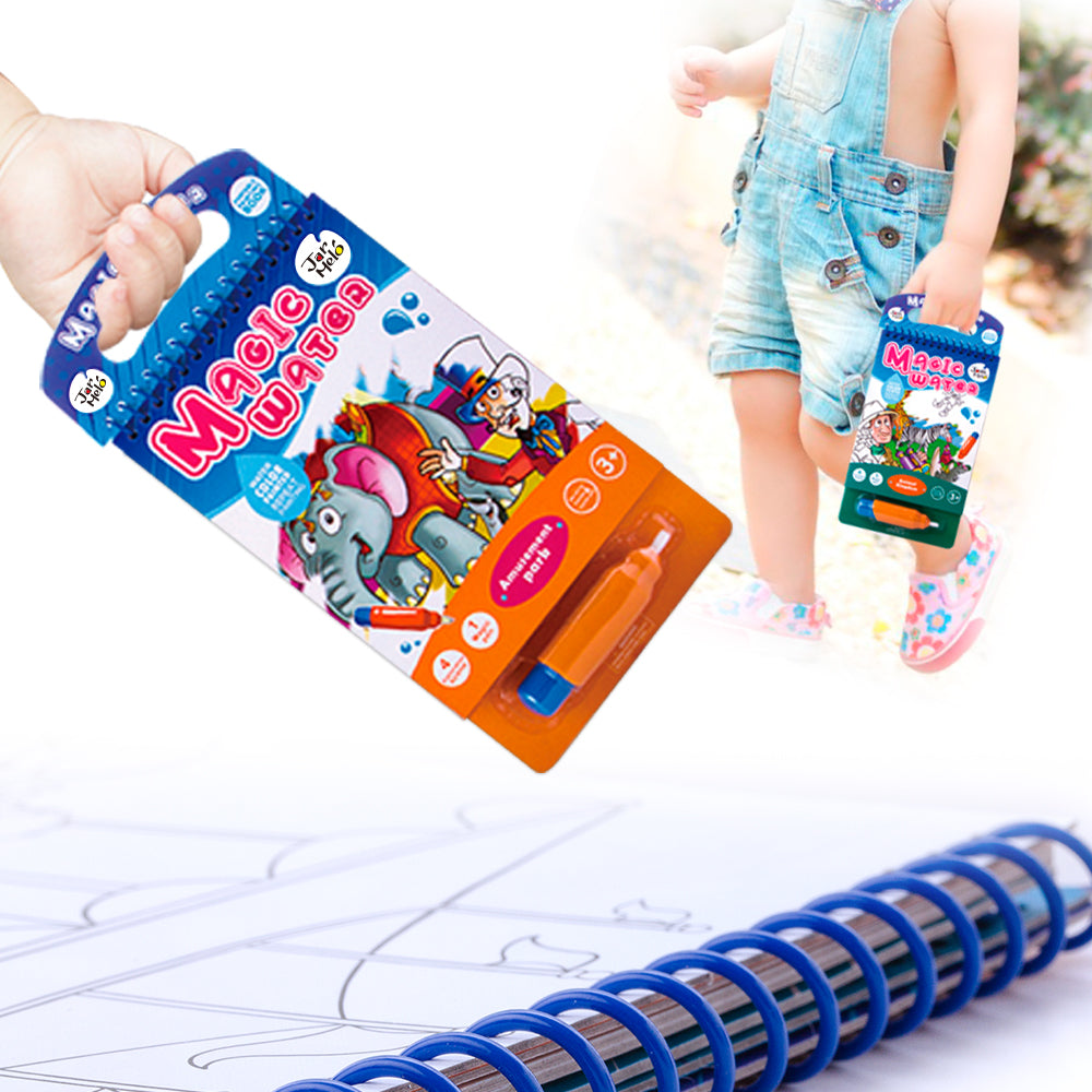 Magic Water Coloring Pad- Amusement Park