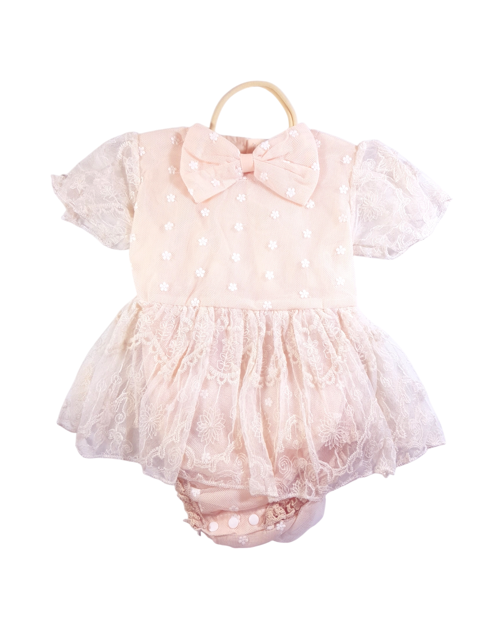 Off-White Romper Dress