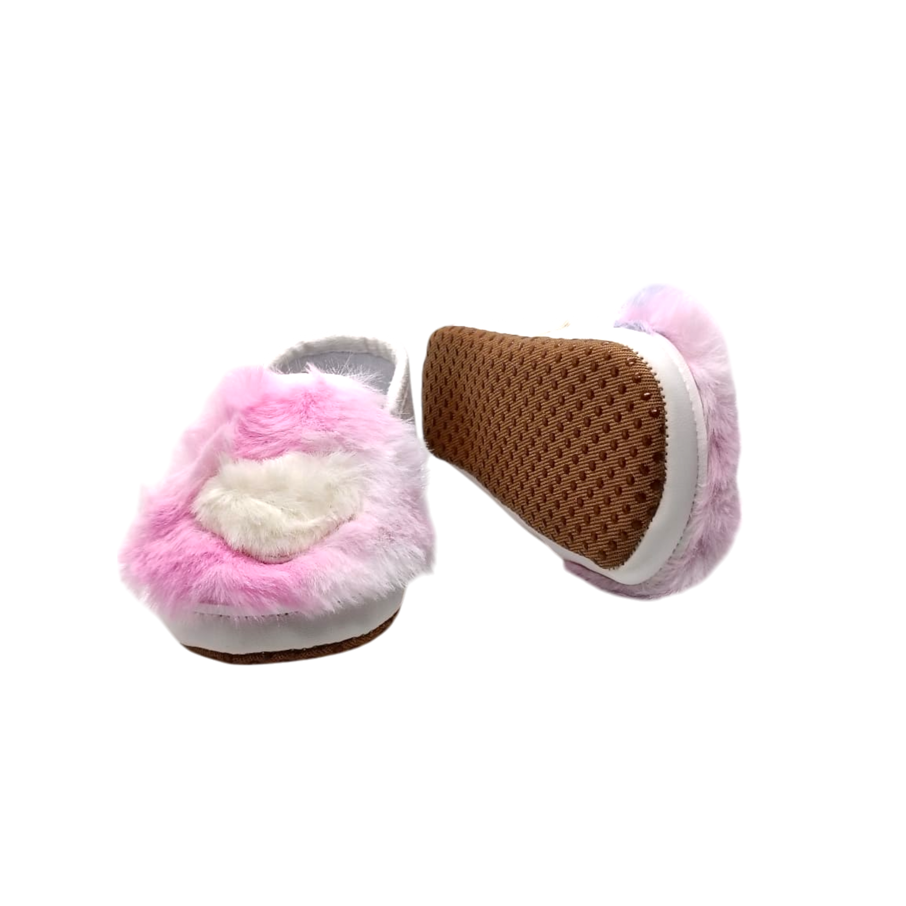 baby girl shoes - Pink Fur