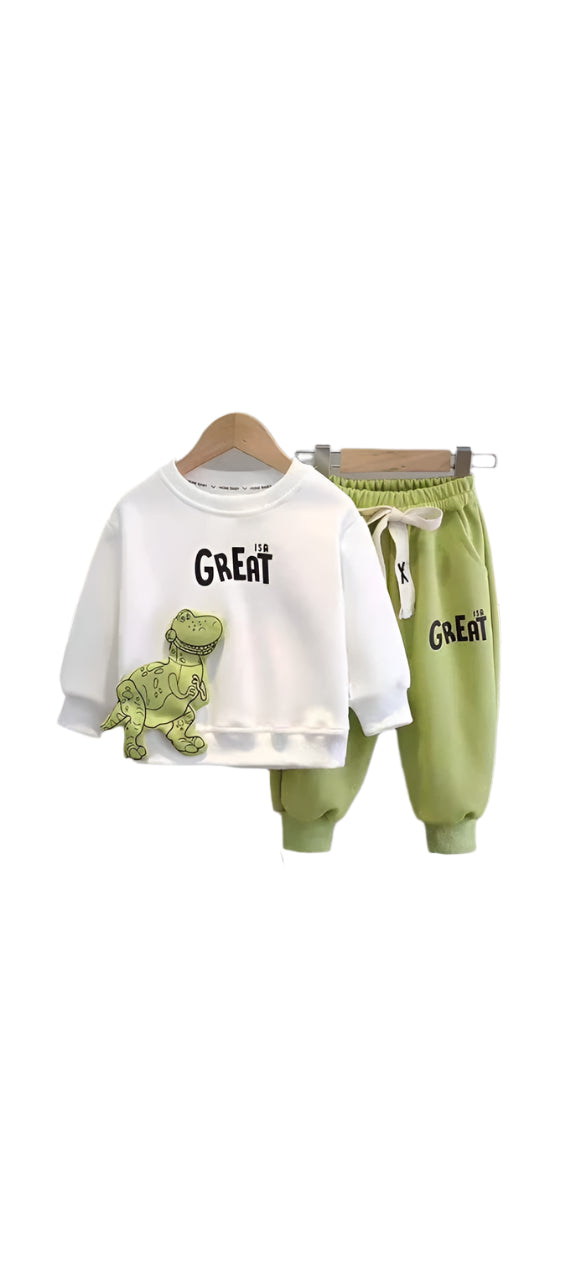 Baby Girls & Boy's Great Dinosaur Tracksuit