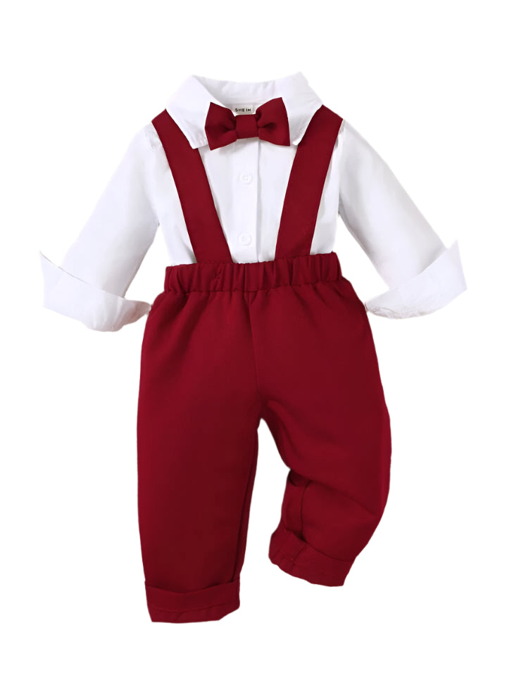 Baby Boy's Spring Autumn Gentleman Outfit 2Pcs Set