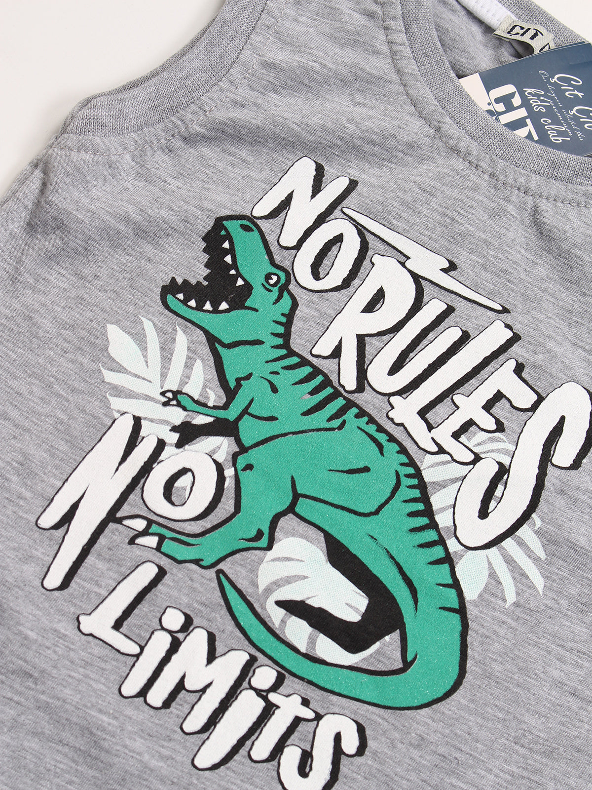 No Rules no limits Gray Top