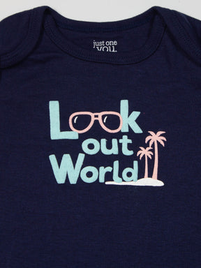 Look out world boy bodysuit