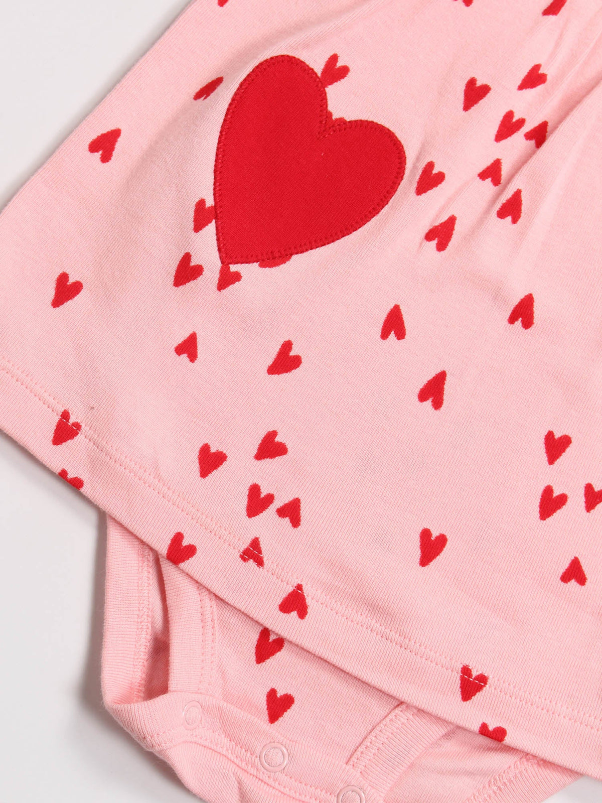 Red Heart Romper Dress