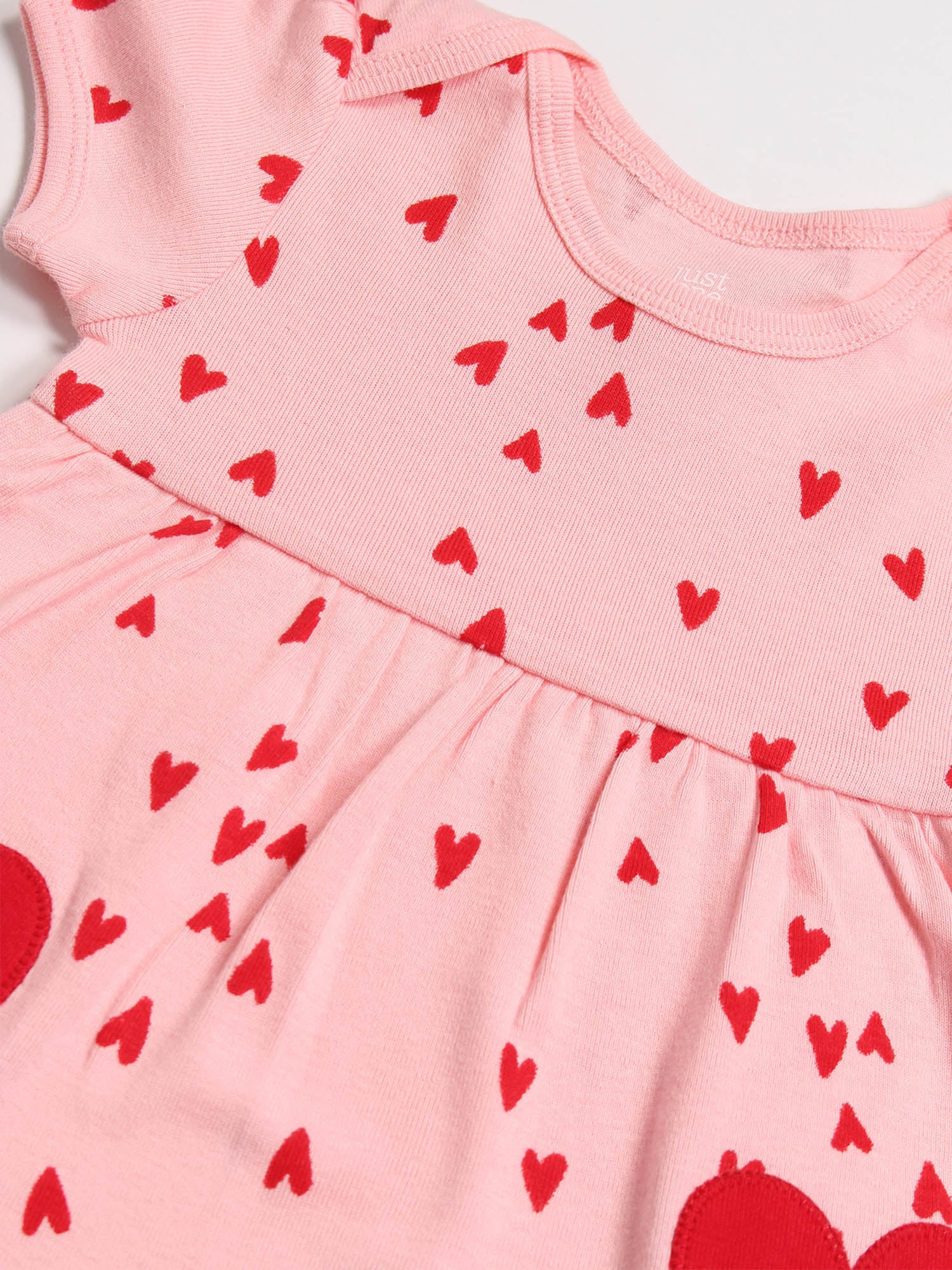 Red Heart Romper Dress