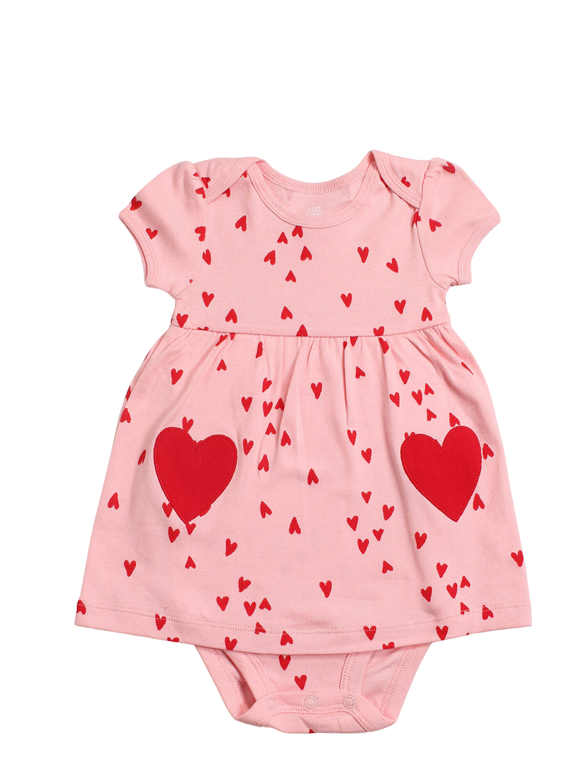 Red Heart Romper Dress